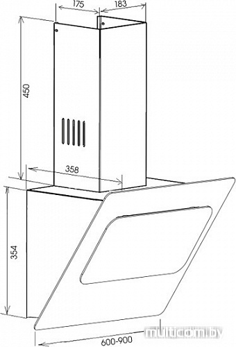 Кухонная вытяжка Schaub Lorenz SLD DL6734