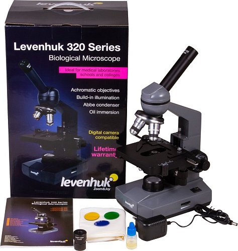 Микроскоп Levenhuk 320 PLUS монокулярный 73795