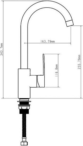 Смеситель Econoce EC0273WT