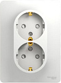 Розетка Schneider Electric Glossa GSL000126 (белый)