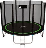 Батут V2 Trampoline Greenline 10FT 312 см (с внешней сеткой и лестницей)