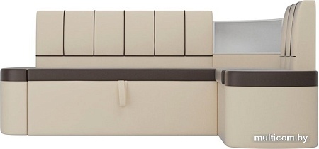 Угловой диван Mebelico Тефида 107536 (левый, коричневый/бежевый)