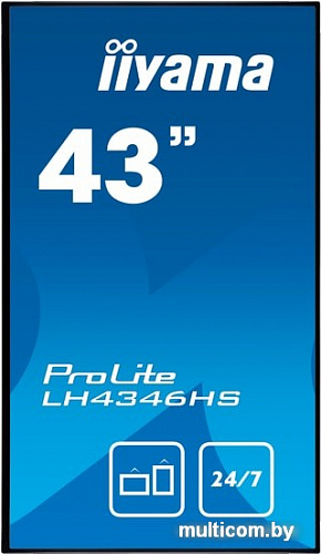 Информационная панель Iiyama ProLite LH4346HS-B1