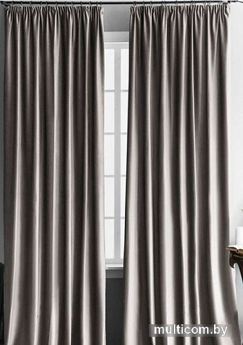 Комплект штор Pasionaria Бархат 290x260 (серый)