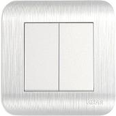 Выключатель Luxar Deco 10.011.03 (серебристый)