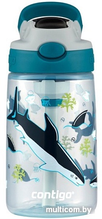 Бутылка для воды Contigo Gizmo Sip 2136792 (акулы)