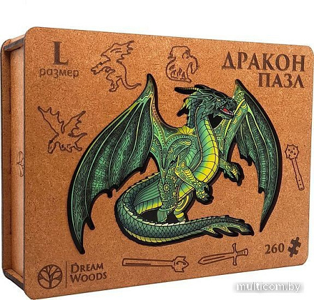 Пазл Dream Woods Дракон L-003 (260 эл)