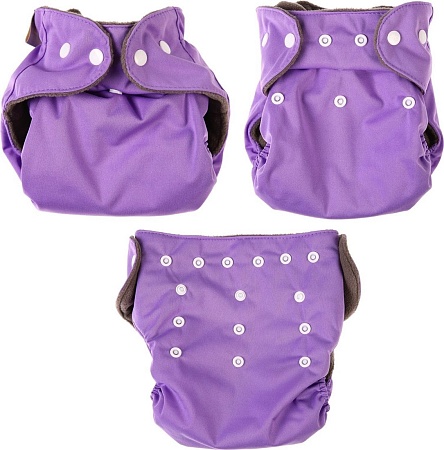 Многоразовый подгузник Крошка Я 9524646 (фиолетовый)