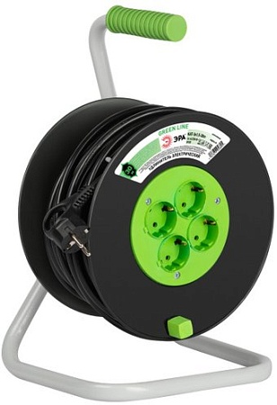 Удлинитель на катушке ЭРА GREEN LINE KAT-3x1.5-30m Б0065110