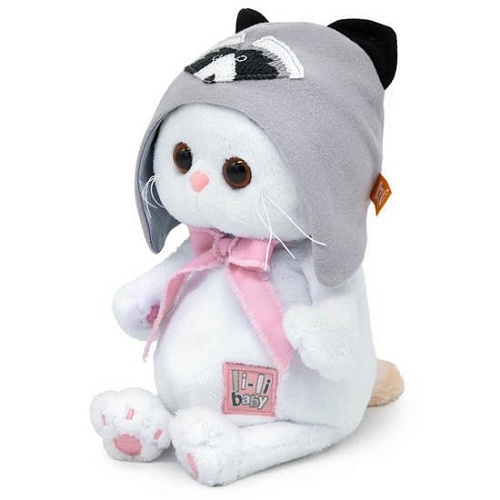 Классическая игрушка BUDI BASA Collection Ли-Ли Baby в шапочке енот LB-063 (20 см)