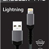 Кабель Ergolux ELX-CDC10-C09 USB Type-A - Lightning (1.2 м, серый)