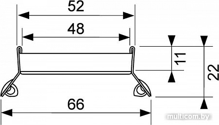 Сливная решетка Tece Plate II 601072