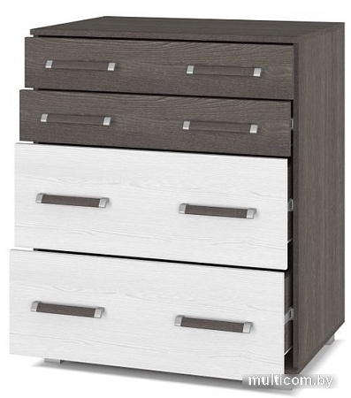 Комод Modern Виора В88 (анкор темный-анкор светлый)