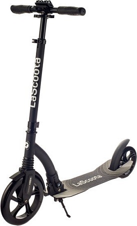 Двухколесный подростковый самокат LaScoota DC-009 (черный)