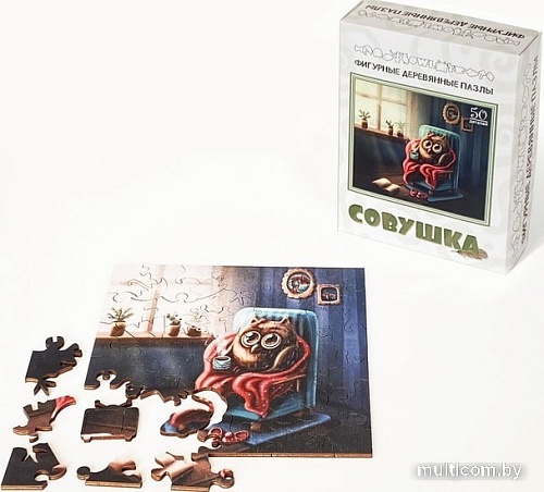 Мозаика/пазл Нескучные игры Совушка