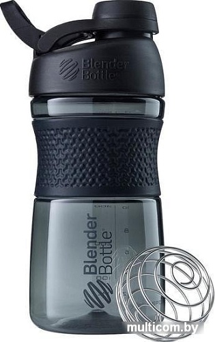 Шейкер спортивный Blender Bottle SportMixer Tritan Twist Cap черный BB-ST20-FCBL