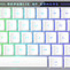 Клавиатура ASUS ROG Falchion Moonlight White (ASUS RX Low Profile Blue)