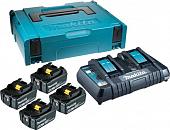 Аккумулятор с зарядным устройством Makita BL1850B + DC18RD (18В/5.0 а*ч + 18В)