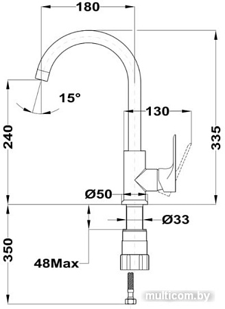 Смеситель TEKA Mallorca 329156210