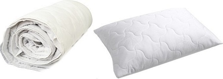 Комплект подушка+одеяло Mio Tesoro Маэстро 172х205 + Подушка для сна Basic 50x70 (2 шт)