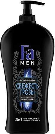 Fa Гель для душа Men свежесть грозы 3 в 1 750 мл