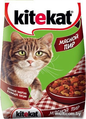 Корм для кошек Kitekat Мясной пир 1 кг
