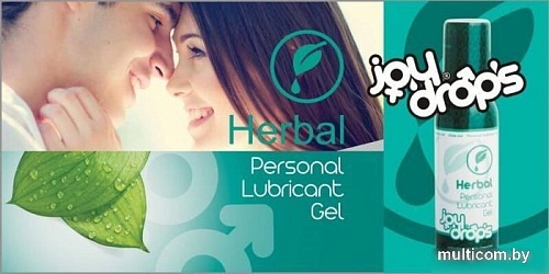 Смазка для вагинального секса JoyDrops Herbal 100 мл 302.0002