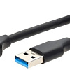 Удлинитель Telecom USB Type-A TUS708-1m (1 м, черный)