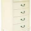 Комод Мебелик Джульетта узкий 5 ящиков (дуб шампань)