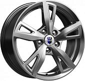Литые диски K&K Фишт 16x6.5&quot; 5x108мм DIA 63.35мм ET 50мм Дарк платинум