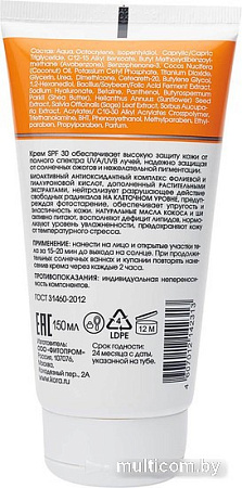 Крем солнцезащитный Kora SPF 30 Для лица и тела 150 мл