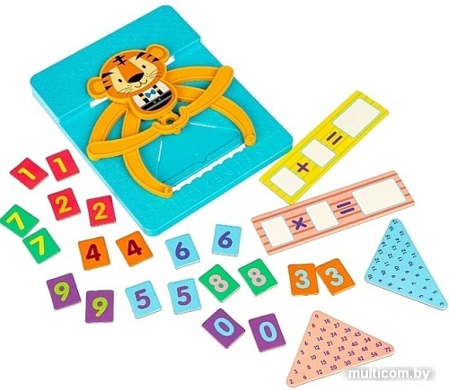 Развивающая игра Bondibon Считай и умножай 3 (тигр)