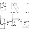 Унитаз Roca Dama Senso Compacto (342519000) без бачка без крышки