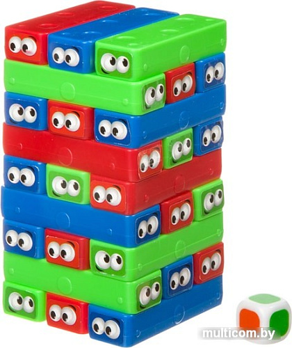 Настольная игра Bondibon Построй глазки 30 блоков ВВ4151