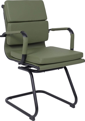 Офисное кресло AksHome Indigo CF (экокожа, зеленый/черный)