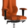 Кресло Kulik System Elegance+ азур/хром с подголовником (оранжевый)