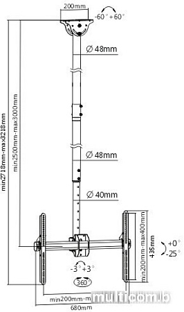 Кронштейн Arm Media LCD-3000