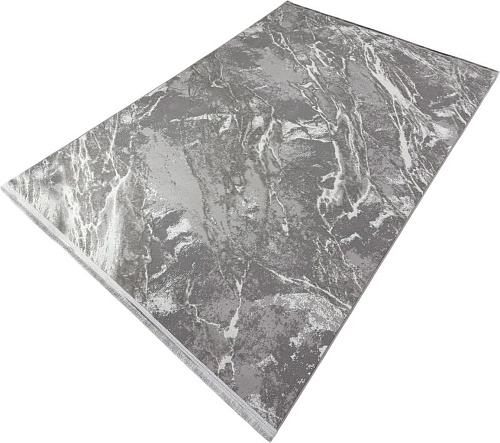 Radjab Carpet Афина Прямоугольник 9012A 12858RK (0.8x1.5, Grey/Grey)