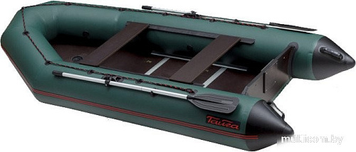 Моторно-гребная лодка Leader Boats Тайга-340 киль 0062872 (зеленый)
