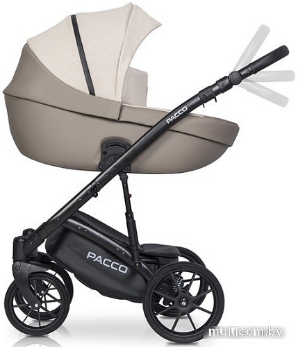 Универсальная коляска Riko Basic Pacco (3 в 1, 06 latte)