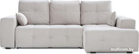 Угловой диван PirroGroup Питсбург угловой (правый, велюр, velvet grey)