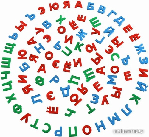 Алфавит Полесье Первые уроки (86 букв, магнит)