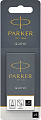 Чернила для перьевой ручки Parker Cartridge Quink 1950402 (черный)