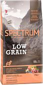 Сухой корм для собак Spectrum Low Grain для взрослых мини и мелких с ягненком и черникой 8 кг