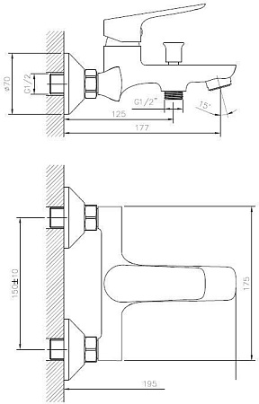 Смеситель Esko Delhi DL 54 GRF