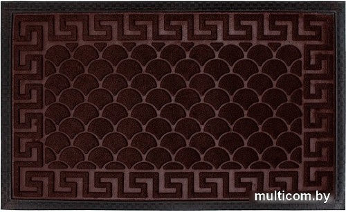 Придверный коврик ComeForte Уют Классик 60x90 (коричневый)