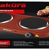 Настольная плита Sakura ПЭ-04 (коричневый глянцевый)