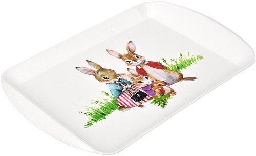 Поднос Marmiton Семейка зайцев 17648