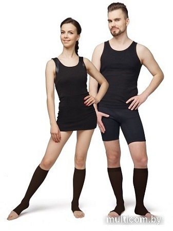 Гольфы компрессионные Польза 3001 2 кл.к. (р.2 (S), рост2, черный)