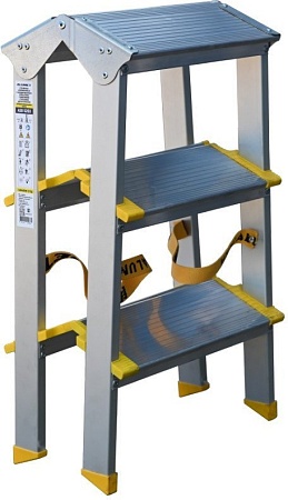 Лестница-стремянка Алюмет ASD 5203 (2х3 ступеней)